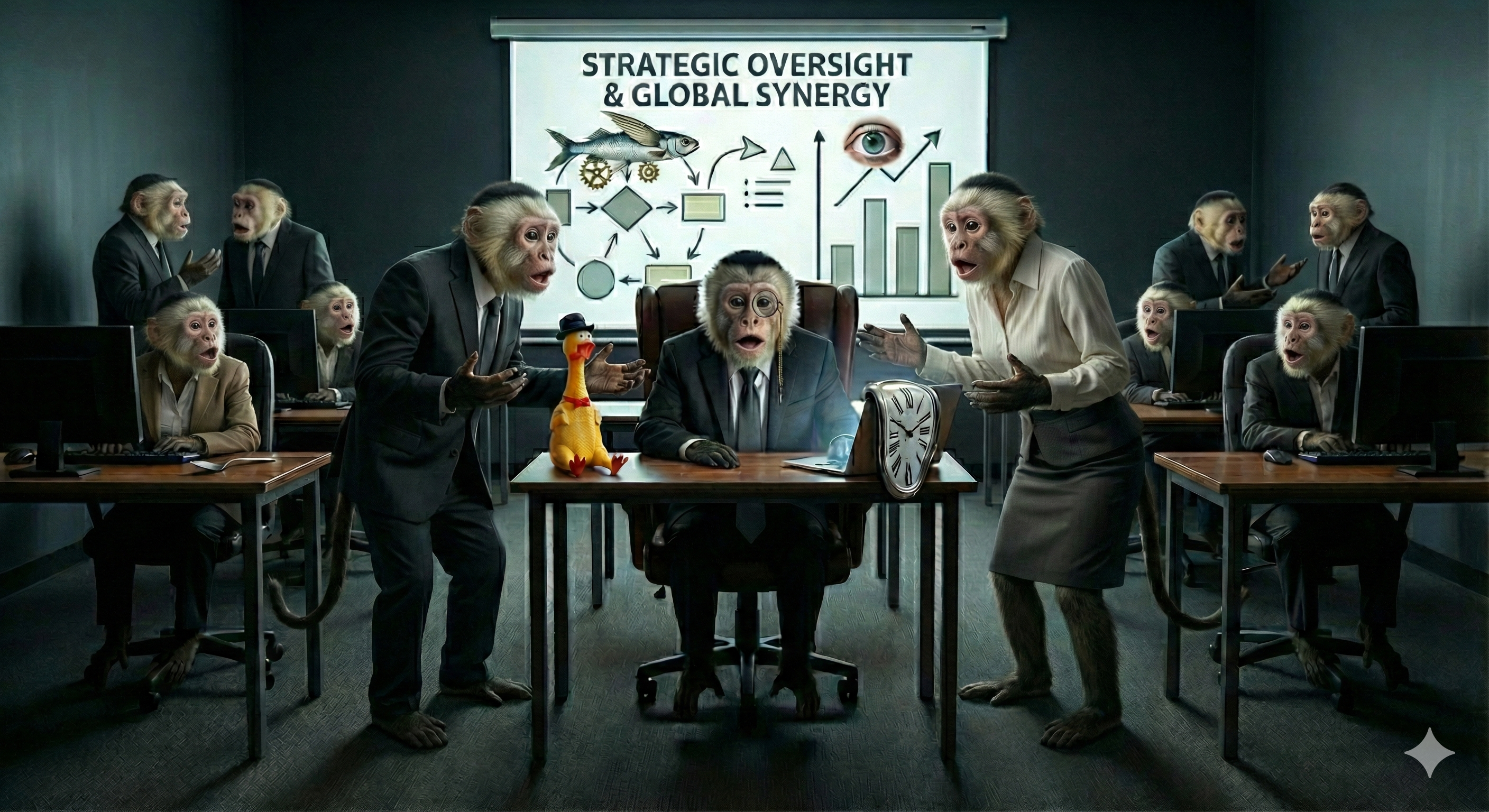 Office Full of Monkeys